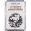 Image 1 : 2013-W (ENHANCED FINISH) SILVER AMERICAN EAGLE NGC SP-70 !!! (RARE)