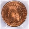 Image 2 : 1908 INDIAN HEAD CENT PCGS MS66 RD BLAZING RED! RARE! L@@K