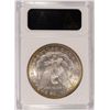 Image 4 : 1885 MORGAN SILVER DOLLAR, ANACS MS-65  SPECTACULAR RAINBOW COLORS!!
