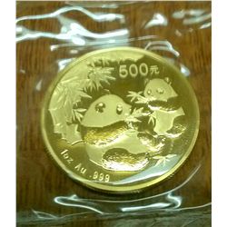 Chinese Panda 1 Oz Gold Coin