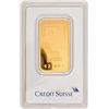 Image 1 : Credit Suisse 1 Oz Gold Bar