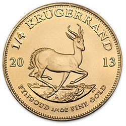 South African Krugerrand 1/4 oz coin (Random Years)