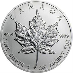 Canadian Maple Leaf 1 Oz Silver Coin