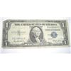 Image 1 : 1935 SERIES E $1 NOTE SERIAL # D13395623I *VERY EARLY SILVER CERTIFICATE*!! BILL CAME OUT OF SAFE!!