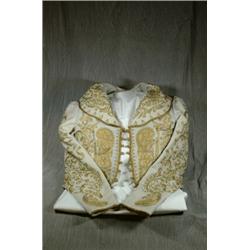 A Beautifully Embroidered Page Boys Livery Jacket in Gold Thread Est. 100-200...
