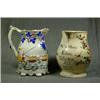 Image 1 : An Interesting Staffordshire Jug Depicting 2 Circus Carriages Pulled by Elephants and Camels (dam...