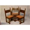 Image 1 : A Good Quality Set of 6 Liberty Oak Framed Dining Chairs Including 2 Carvers all with Drop in Hid...