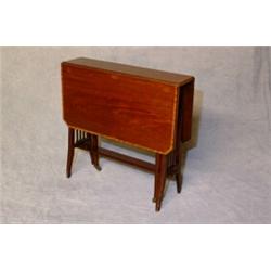 An Edwardian Inlaid Mahogany Sutherland Table, 27" Wide Est. 100-200...