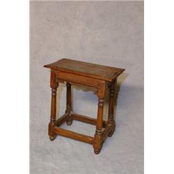 A Good Victorian Jointed Oak Stool Est. 40-80...