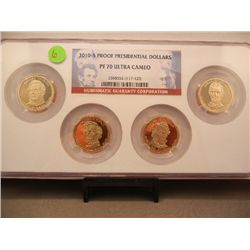 2010-S Proof Presidential Dollars, Graded by NGC PF70 Ultra Cameo