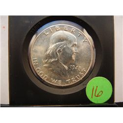 1948-D Franklin Half Dollar, BU