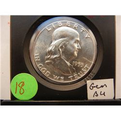 1953 Franklin Half Dollar, BU