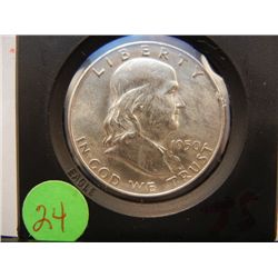 1950-D Franklin Half Dollar, BU