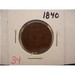 1840 Large Cent