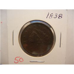 1838 Large Cent