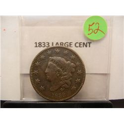 1833 Large Cent