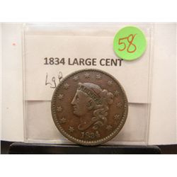 1834 Large Cent