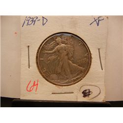 1939-D Walking Liberty Half Dollar