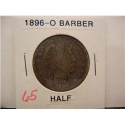 1896-O Barber Half Dollar