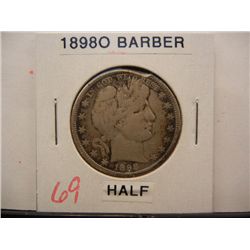 1898-O Barber Half Dollar
