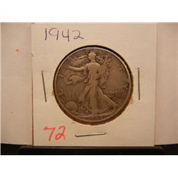 1942 Walking Liberty Half Dollar