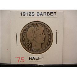 1912-S Barber Half Dollar