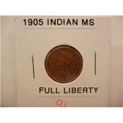 1905 Indian Head Cent