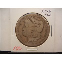 1878-CC Morgan Dollar