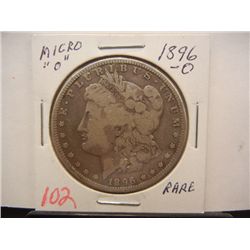 1896-O Morgan Dollar, Micro O