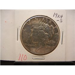 1924-S Peace Dollar