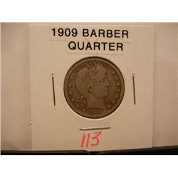 1909 Barber Quarter