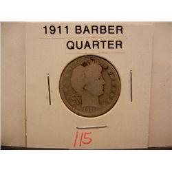 1911 Barber Quarter
