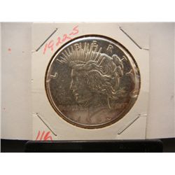 1922-S Peace Dollar