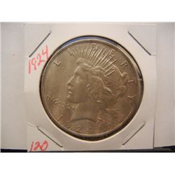 1924 Peace Dollar