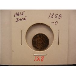 1858-O Seated Liberty Half Dime