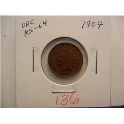 1904 Indian Head Cent