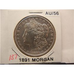 1891 Morgan Dollar