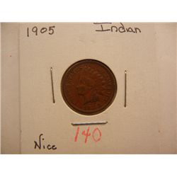 1905 Indian Head Cent