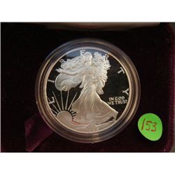 1986 American Silver Eagle Proof, .999 Fine Silver, 1 Troy Oz.