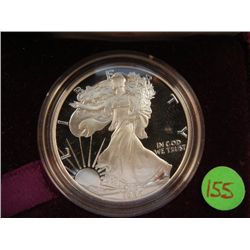 1986 American Silver Eagle Proof, .999 Fine Silver, 1 Troy Oz.