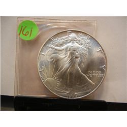 1986 American Silver Eagle, .999 Fine Silver, 1 Troy Oz., MS