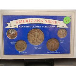 American Series Vanishing Classics Collection: 1935-S Walking Liberty Half Dollar, 1926 Standing Lib