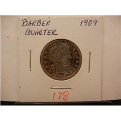 1909 Barber Quarter