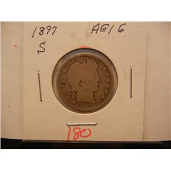 1897-S Barber Quarter