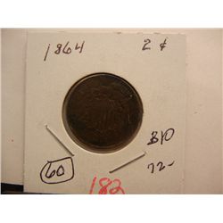 1864 Two Cent Piece