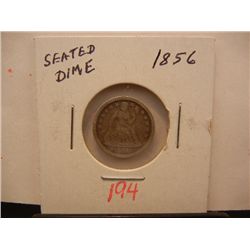 1856 Seated Liberty Dime