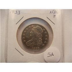 1833 Bust Half Dollar