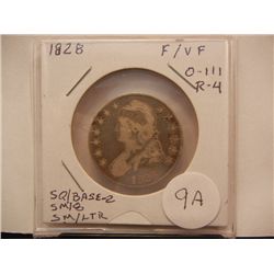 1828 Bust Half Dollar, R4