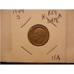1949-S Roosevelt Dime