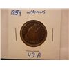 Image 1 : 1854 Seated Liberty Quarter w/ Arrows